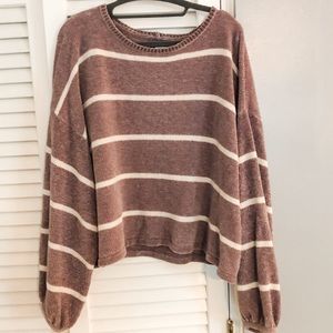 Chenille sweatshirt